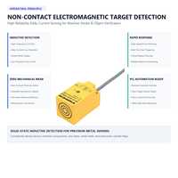 Capteur de proximité inductif TURCK NI15-Q30-AN6X, distance de détection 15 mm, 10-30 V CC pour l'automatisation industrielle