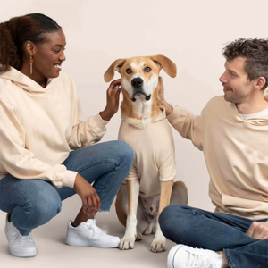 Abrigo de invierno de lujo personalizable para cachorros, sudaderas con capucha de poliéster sostenible para mascotas, ropa cálida de invierno para mascotas para perros - Product Image 5
