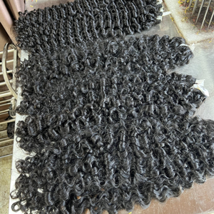 มัดผมหยิกชาวพม่าราคาถูก100% เวียดนามผมบริสุทธิ์100ก. ผมเรียบเนียนและไม่มีการหลั่งผมสำหรับผู้หญิงผิวดำ - Product Image 1