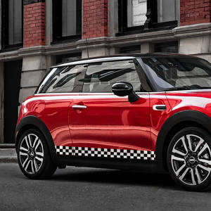 สติ๊กเกอร์ติดรถลายตารางหมากรุก 10 ซม. 1 ชิ้น สติ๊กเกอร์ลายตารางหมากรุก - Product Image 6