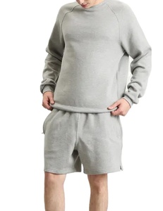 เสื้อสเวตเชิ้ตผู้ชายทรงหลวม คอวี ผ้าฟลีซเนื้อนุ่ม คุณภาพสูง ถักทออย่างดี 38Gsm ซับในด้วยผ้าฝ้าย เป็นมิตรต่อสิ่งแวดล้อม เหมาะสำหรับฤดูร้อน รุ่น 2027 - Product Image 1