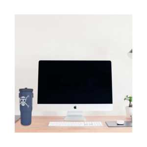 Vaso Térmico de Acero Inoxidable de 30 oz con Asa y Pajita Abatible, Diseño Clásico, Termo al Vacío para Bebidas Frías, Ideal para Viajes, Capacidad de 0.85L - Product Image 2