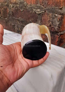 100% Mini taza de cuerno de búfalo de calidad superior técnica hecha a mano - Product Image 5