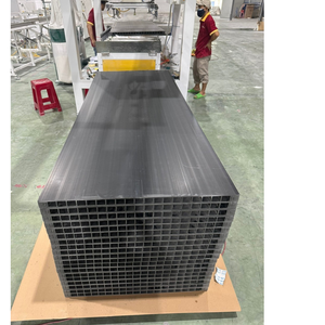 Puerta Interior de WPC 100% Impermeable, Anti-Deformación, de Bambú Negro con Marco de Plástico en Madera de PVC Cruda - Product Image 6