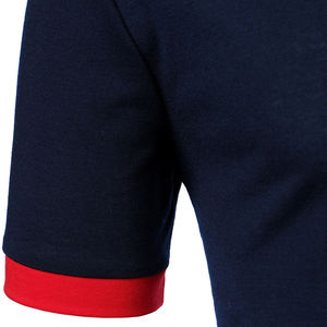 Camisas Profesionales para Hombre Hechas a Medida, de Alta Calidad, 100% Algodón, Diseño de Logotipo con Patrón Sólido, Tejido de Punto, Secado Rápido, Manga Corta - Product Image 4