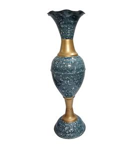 Haute Qualité À La Main Conception En Laiton Métal Fleur Vase Vente Chaude Table Top Décoration En Gros Fabricant En Aluminium Matériel - Product Image 3