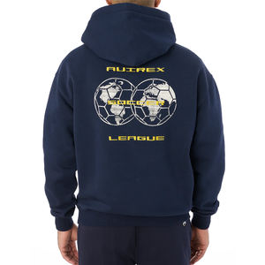 Sudadera con Capucha Vintage para Hombre, Estilo Avirex, Lavado Ácido, Talla Grande, 100% Algodón, Forro Polar Grueso y Pesado, Otoño - Product Image 4