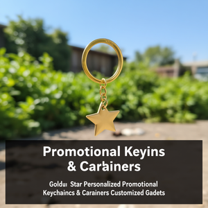 Portachiavi e Moschettoni Promozionali Personalizzati Golden Star - Gadget Personalizzabili - Product Image 3