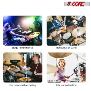 5Core Drum Mic Kit 7 Pcs Kick Bass Tom Snare Dynamic <b>Microphone</b> Instrument Mics Set - Product Image 5
