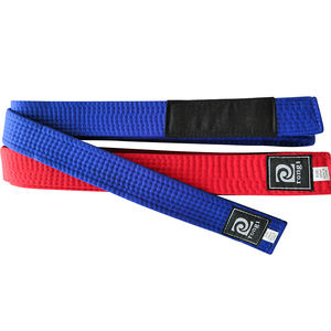 BJJ เข็มขัดศิลปะการต่อสู้ BJJ สีแดงและสีน้ำเงิน - Product Image 1
