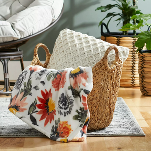 Viet Fargimex Handwoven Water Hyacinth Laundry <b>Hamper</b> Natural <b>Wicker</b> Storage <b>Basket</b> <b>for</b> Clothes Organization - Product Image 5