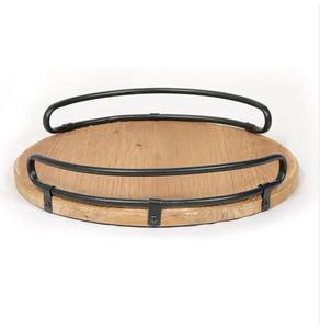 ถาดไม้อเนกประสงค์พร้อมที่จับโลหะสำหรับร้านอาหารในบ้านถาดเสิร์ฟแบบยั่งยืน - Product Image 6