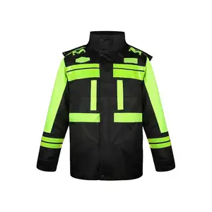 चिंतनशील सुरक्षा जैकेट का काम पुरुषों के लिए कपड़े की सुरक्षा जैकेट