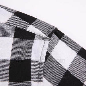 Logotipo impreso personalizado 100% algodón respetuoso con el medio ambiente transpirable de gran tamaño Camisa de franela para hombres Fabricación de Pakistán al por mayor - Product Image 4