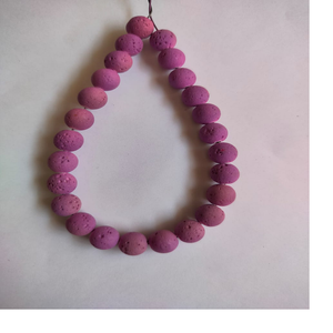 Las cuentas de lava hechas a mano personalizadas en tamaño de 10 mm y más grandes se pueden hacer a medida en sus tamaños - Product Image 4