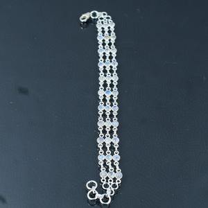 925 Sterling Silver Tennis <b>Bracelet</b> <b>Women</b> Trendy Handmade Gift with Third Party Appraisal - Product Image 3