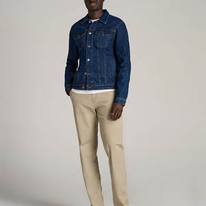 Veste en jean surdimensionnée pour homme, sur mesure, design tendance, prix abordable, service OEM, veste d'hiver pour homme, best-seller - Product Image 5