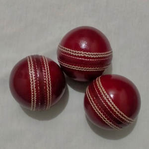 SUMROOS Match Balle de cricket de qualité pour 50 overs 5.5oz-A Grade-Balle de cricket à la main - Product Image 4