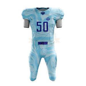 Nouveauté, uniforme de football américain personnalisé pour hommes, haute qualité, 100% polyester, respirant, confortable, manches courtes, vente en gros - Product Image 1