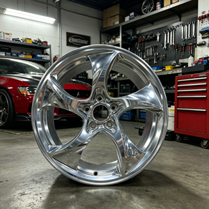 Jantes forgées en alliage poli à cinq branches Zorlen Concave 16 <span class=keywords><strong>17</strong></span> 18 19 20 21 22 pouces pour G-Class G63 W463 W465 - Product Image 3