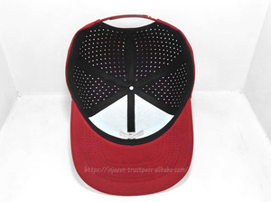 Vente en gros de chapeaux de golf de taille réglable bon marché trous perforés couvre-chefs de sport de mode structurée performance décontractée en maille - Product Image 6