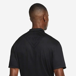 Polo de Golf de poliéster 100% para hombre, camiseta transpirable que absorbe el sudor, ajuste estándar relajado, Polo de Golf de 2 botones de talla grande - Product Image 6