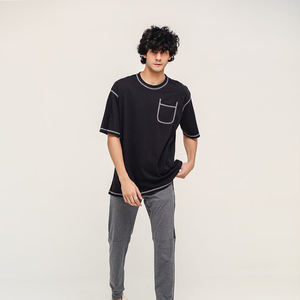 Camisetas Formales de Alta Calidad para Hombre, Talla Grande, Transpirables, Lisas, Servicio OEM de la Mejor Edición - Product Image 3