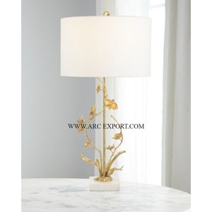 Attractive Designing Gold Polished Metal Brass Table Floor Lamp Bedroom <b>Office</b> <b>Desk</b> Light Lamps Vintage High Quality Indoor Lamp - Product Image 1