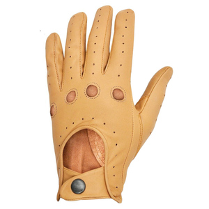 Gants d'hiver en cuir véritable de mode en gros, confortables en peau de mouton, compatibles écran tactile pour la conduite et l'usage quotidien - Product Image 2