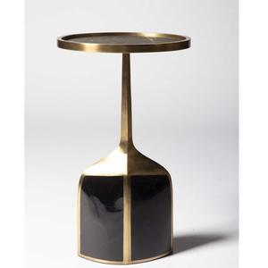 Mesa auxiliar de café de metal de diseño artesanal redonda, mesa de centro de calidad antigua, mesa auxiliar de aluminio de tamaño personalizado, latón. - Product Image 5