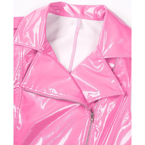 Windproof Quilted <b>Women's</b> Winter Vest <b>Sleeveless</b> Down <b>Jacket</b> <b>Women</b> Leather Vest Job Wear Shiny Leather Top Rated - Product Image 5