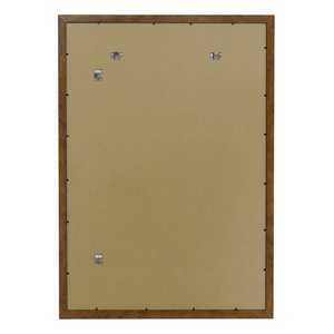 Cadre photo décoratif en bois de chêne foncé 60 x 80 cm, style classique, caractéristiques créatives pour photos, tailles A1, A3, A4 disponibles - Product Image 1