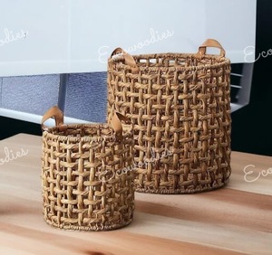 Morden Home Decor Elegant Design Decorative Storage Gifts <b>Basket</b> Bamboo <b>Wicker</b> Storage <b>Basket</b> Best Seller - Product Image 5