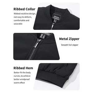 Winter Bomber Professional Outdoor Trending Softshell Utility Sportswear Thin Stand Collar Men Full Warm <b>Jackets</b> - Product Image 5