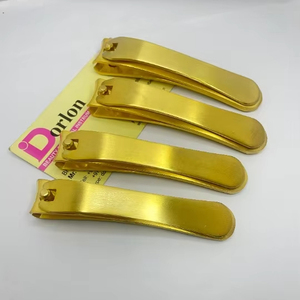 Coupe-ongles en acier inoxydable plaqué or coupe-ongles ongles coupe-ongles avec logo personnalisé vente en gros - Product Image 1