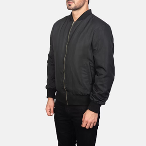 Blouson Bomber Homme Casual de Haute Qualité pour le Printemps, Style Auto-Cultivé, Fermeture Éclair, Coupe-Vent Durable - Product Image 3