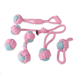 Juguetes de Cuerda para Masticar para Perros, de Algodón Duradero de Lujo, Interactivos, para Masticar y Jugar a Tirar, para Perros Pequeños y Medianos - Product Image 4