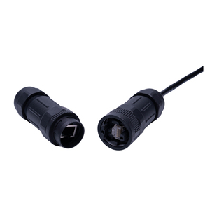 Connecteur RJ45 étanche IP67 personnalisé OEM, série à verrouillage par pression - Product Image 2