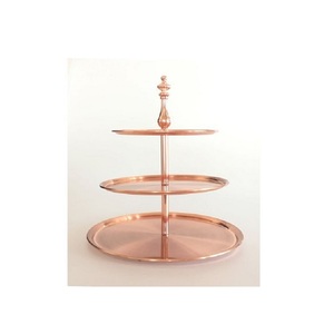 <b>Cake</b> <b>Stand</b> Server Party and Kitchen Accessories Food Display <b>Stand</b> Handcrafted Metal and Mango Wood 2-<b>Tier</b> <b>Cake</b> <b>Stand</b> - Product Image 2