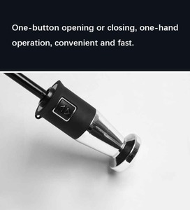 Bán buôn hoàn toàn tự động mạnh mẽ không thấm nước UV nắng và mưa 3 gấp ô dù với logo, tùy chỉnh ô cho mưa - Product Image 2