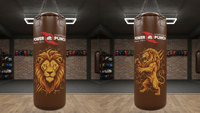 Sac de frappe professionnel multicolore en cuir, 25 kg, robuste, pour entraînement de fitness en salle, avec logo personnalisé, pour MMA et boxe