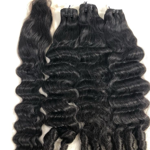 Extensiones de Cabello Humano Virgen Camboyano Premium, Ondulado, Remy, con Doble Trama a Máquina, Cabello a Granel con Compatibilidad con Todos los Colores - Product Image 4