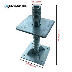 Vận chuyển Container có thể điều chỉnh san lấp mặt bằng Pad xoay có thể điều chỉnh giàn giáo chống đỡ các bộ phận container - Product Image 6