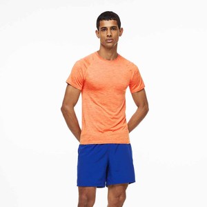 T-shirt à col rond surdimensionné pour homme 240 GSM Jersey de coton lourd à séchage rapide avec épaules tombantes et motif imprimé - Product Image 1