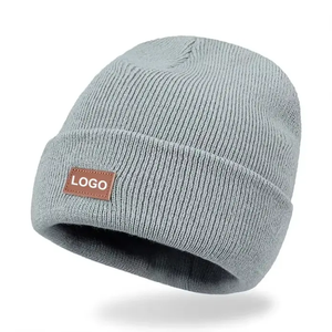 Gorro de Invierno de Alta Calidad Hecho en Fábrica con Logotipo Personalizado, 100% Lana, Color Sólido, Secado Rápido, Calidad Premium, Jacquard - Product Image 5
