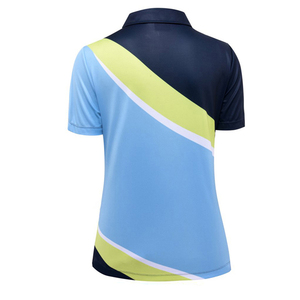 Polo para mujer Malla transpirable Diseño deportivo de secado rápido para correr o actividades deportivas Fresco y seco de manera eficiente - Product Image 2