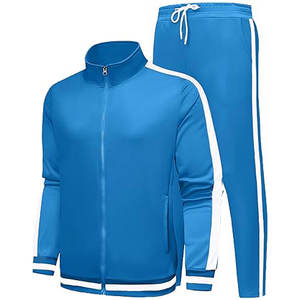 Uniforme escolar universitario para niños y niñas con cremallera, logotipo OEM, chándales de atletismo personalizados, trajes Unisex, conjunto de Fitness para correr de 2 piezas - Product Image 6