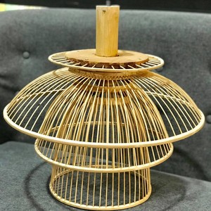 Abat-jour en bambou et rotin écologiques traditionnels chinois, faits à la main pour la décoration de la maison, café, restaurant, mariage - Product Image 2