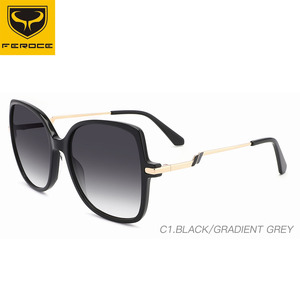 FEROCE Hot Sale Acetate Sonnenbrille mit CR39 <span class=keywords><strong>Lens</strong></span> Fashion Custom Sonnenbrille Damen Sonnenbrille - Product Image 4
