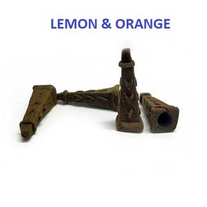 Natural Lemon & Orange Square <b>Backflow</b> <b>Incense</b> <b>Cones</b> Wholesale Supply at Leading Price (Brown) - Product Image 1